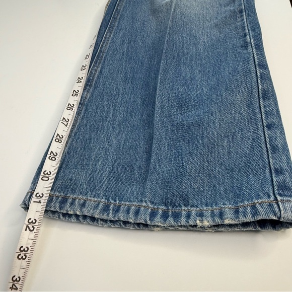 Ba&sh Vecchi Faded Wide Leg Jeans Women’s 8 US Mid Rise Light Wash Boho - Picture 17 of 17